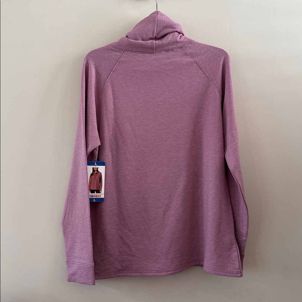 NWT 32 Degrees ballerina pink Mauve Cowl Neck Pullover - Picture 9 of 9